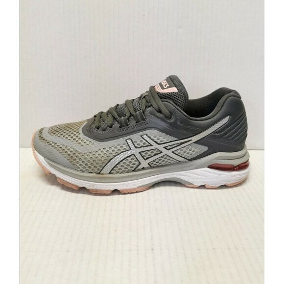 ASICS Women's Gt-2000 6 Grey /Peach /Carbon Running Shoes Size 7.5 M (B) T855N - Picture 1 of 7